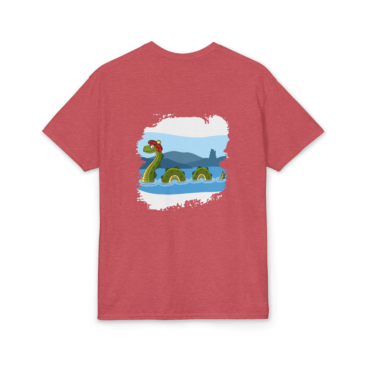 Nessie Illustration Adult T-Shirt by The Clan Douglas