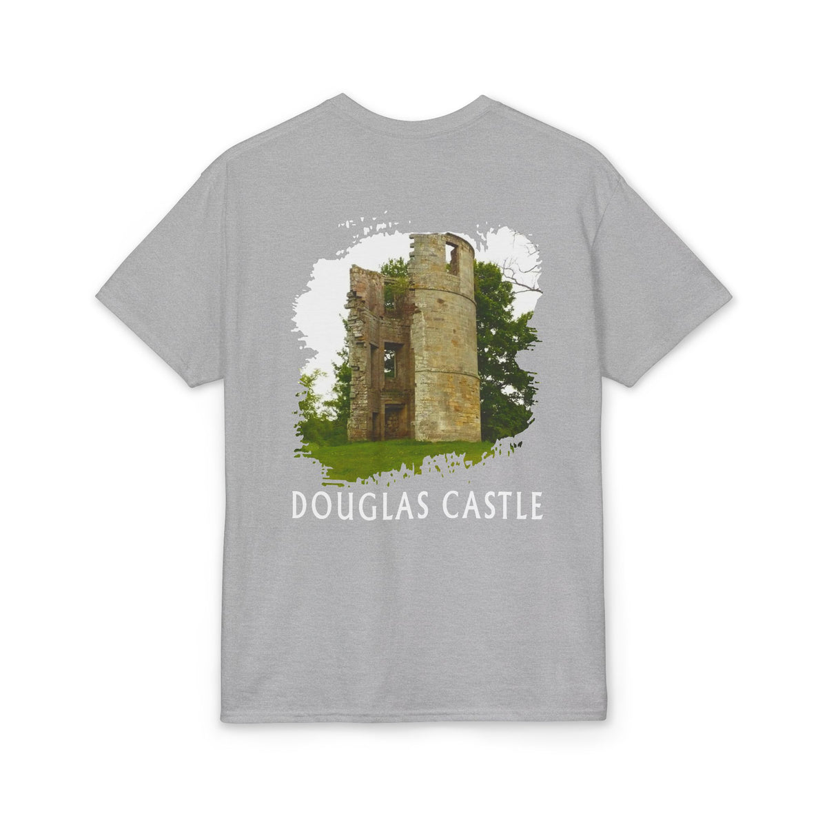 Douglas Castle Illustration Adult T-Shirt by The Clan Douglas