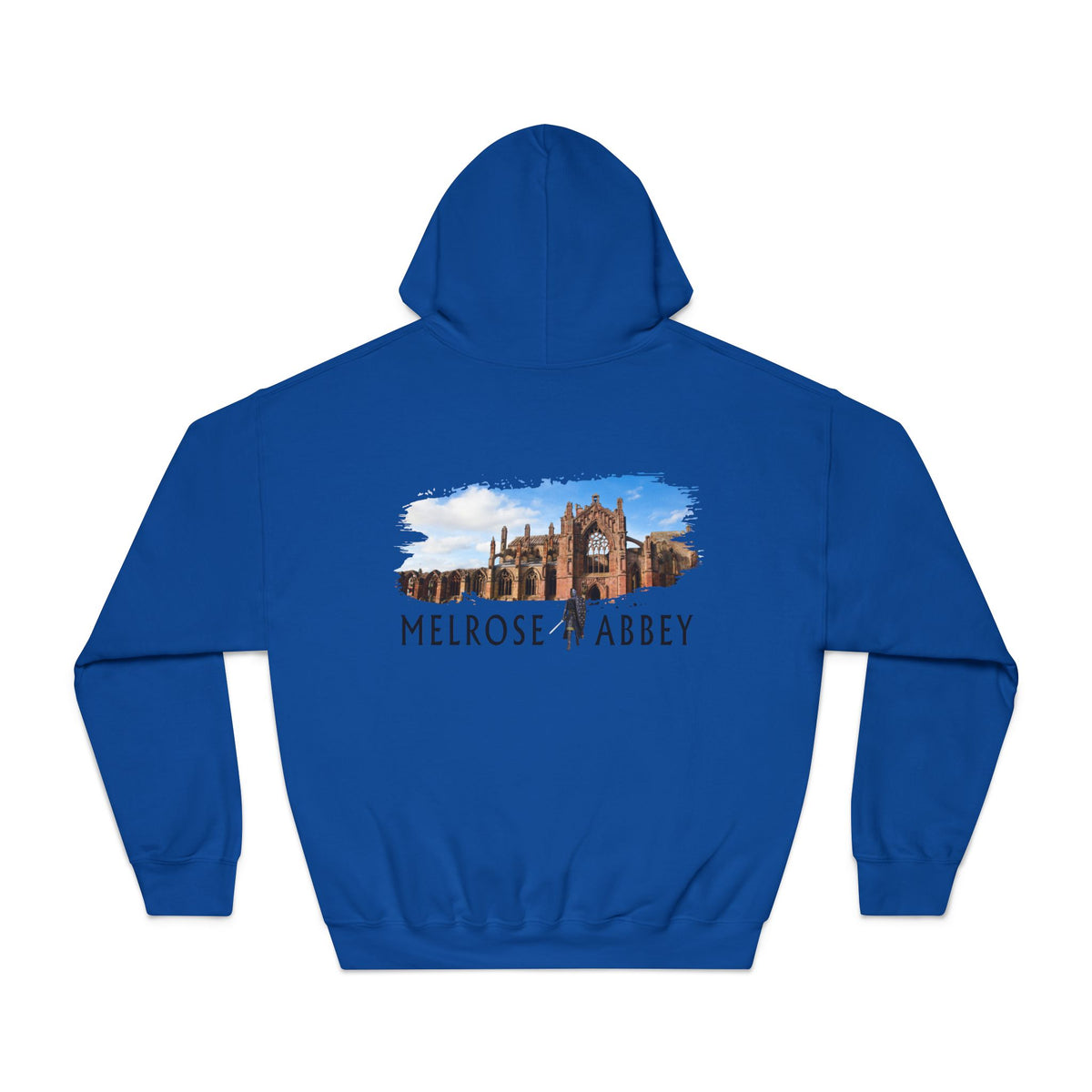 Melrose Abbey Illustration Hoodie by The Clan Douglas