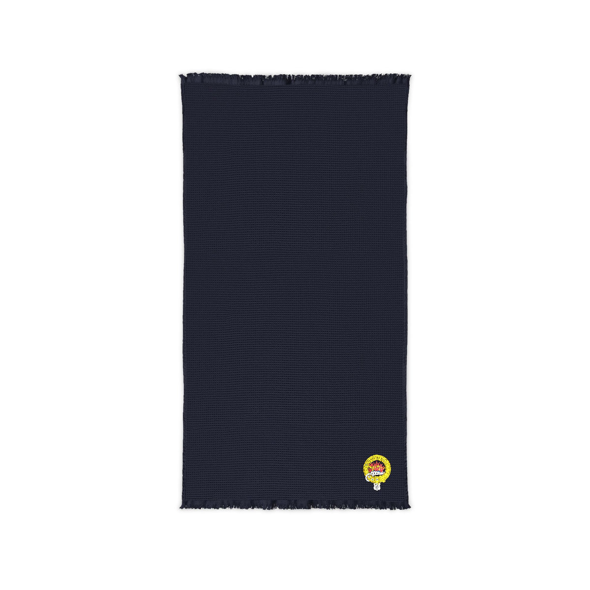 Clan Douglas Crest Cotton Waffle Throw by The Clan Douglas