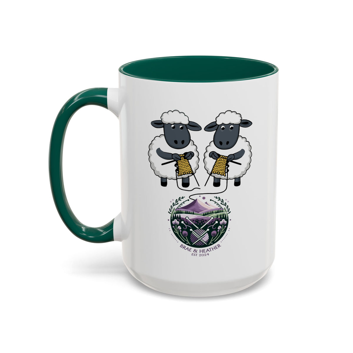 Keep Calm and Cast On Mug by Brae & Heather