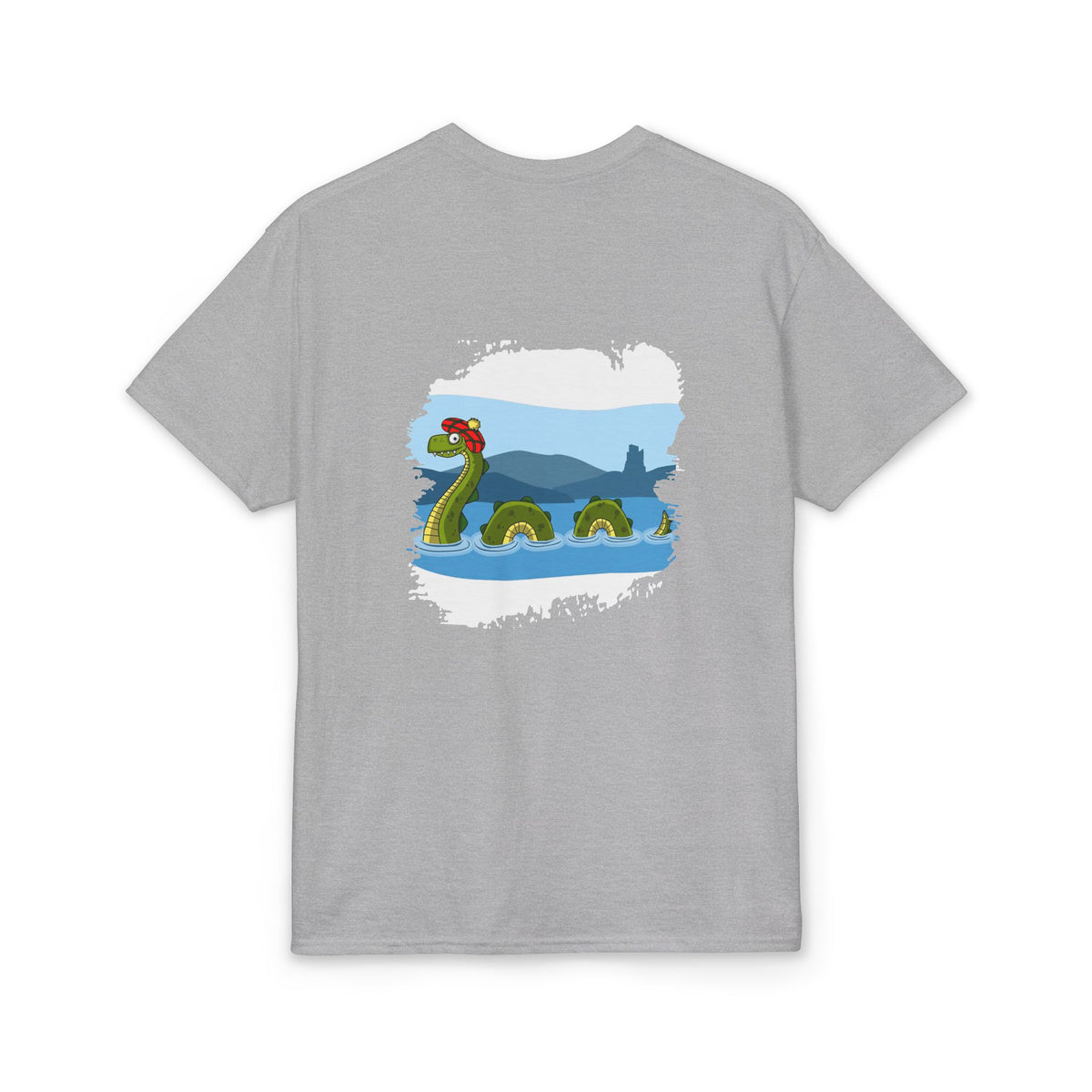 Nessie Illustration Adult T-Shirt by The Clan Douglas