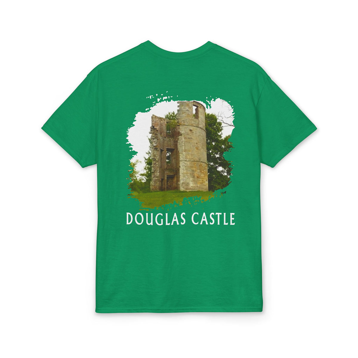 Douglas Castle Illustration Adult T-Shirt by The Clan Douglas