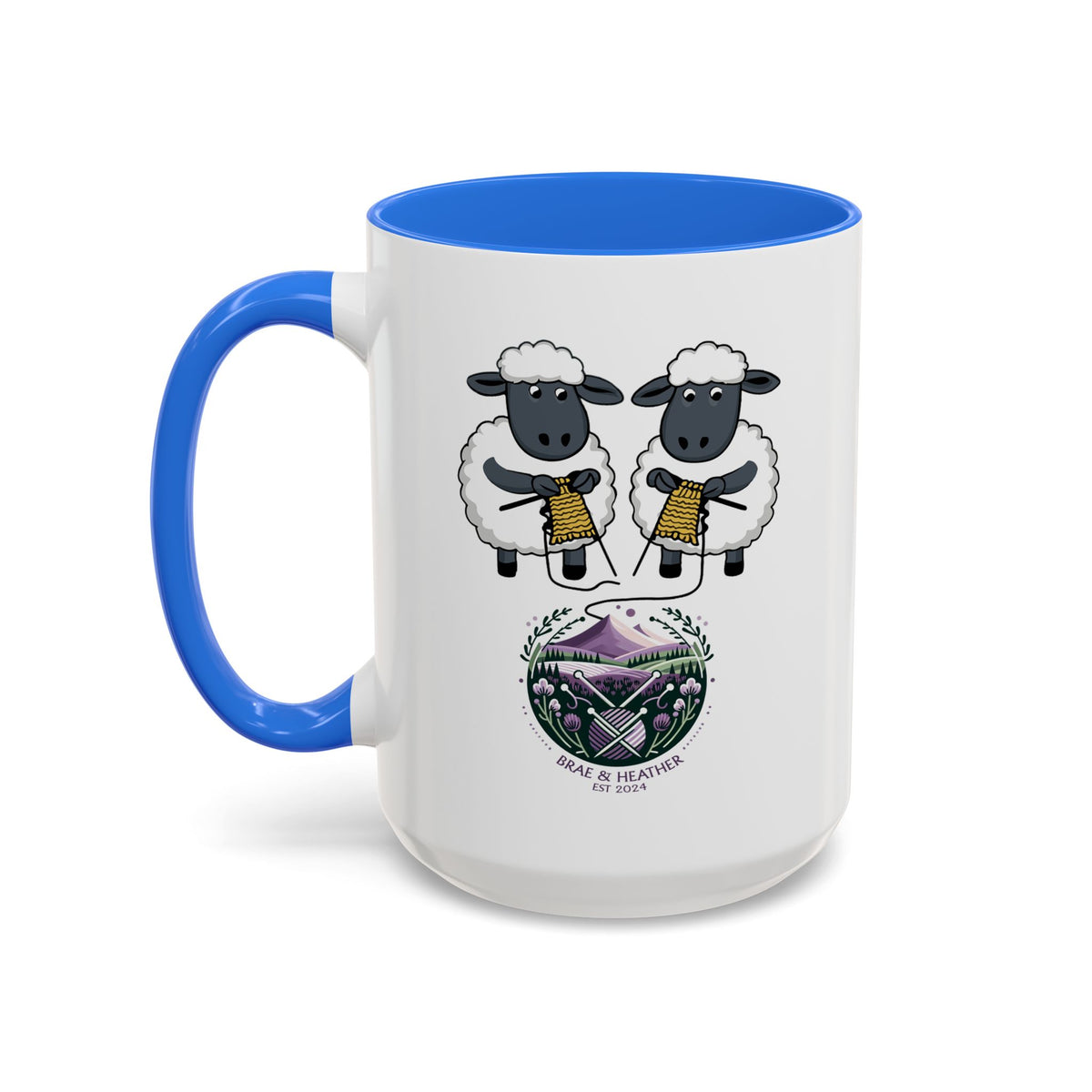 Keep Calm and Cast On Mug by Brae & Heather