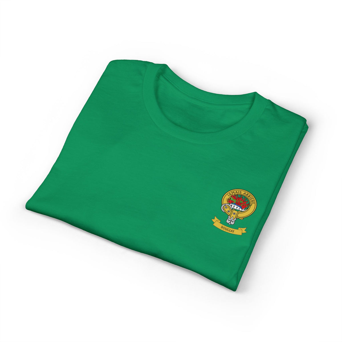 Highland Coo Illustration Adult T-Shirt by The Clan Douglas