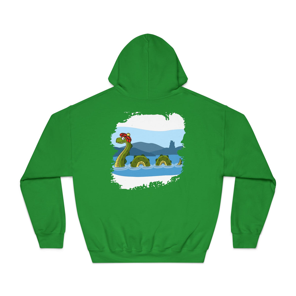 Nessie Illustration Hoodie by The Clan Douglas