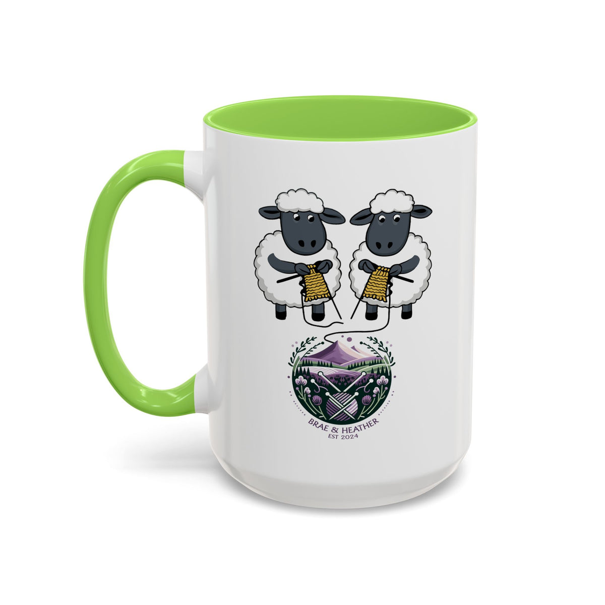Keep Calm and Cast On Mug by Brae & Heather