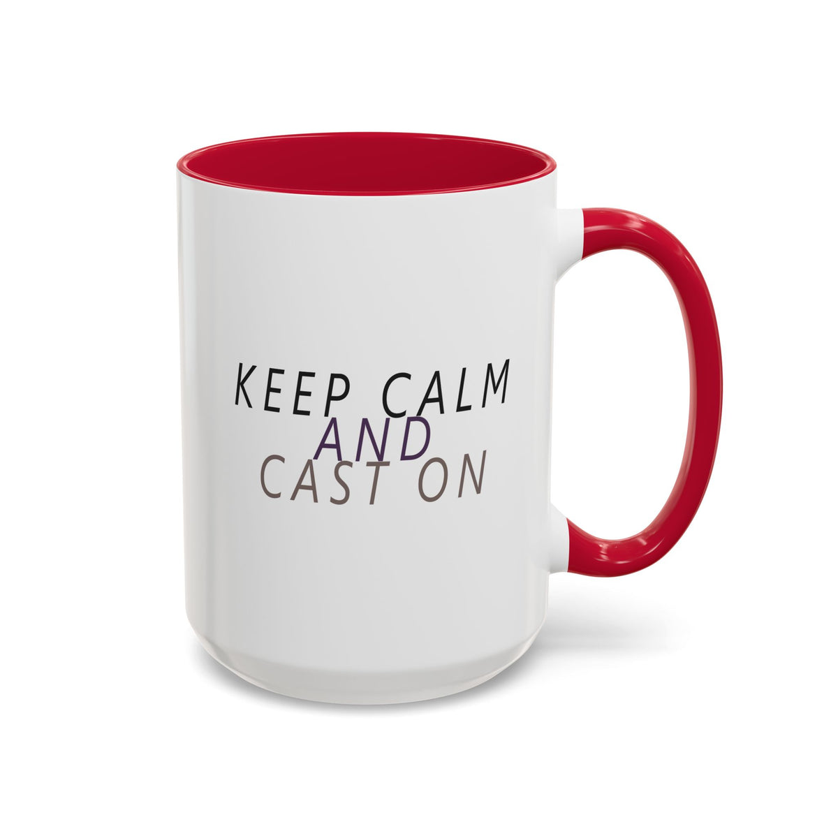 Keep Calm and Cast On Mug by Brae & Heather