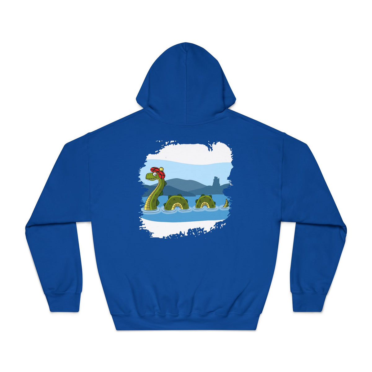 Nessie Illustration Hoodie by The Clan Douglas