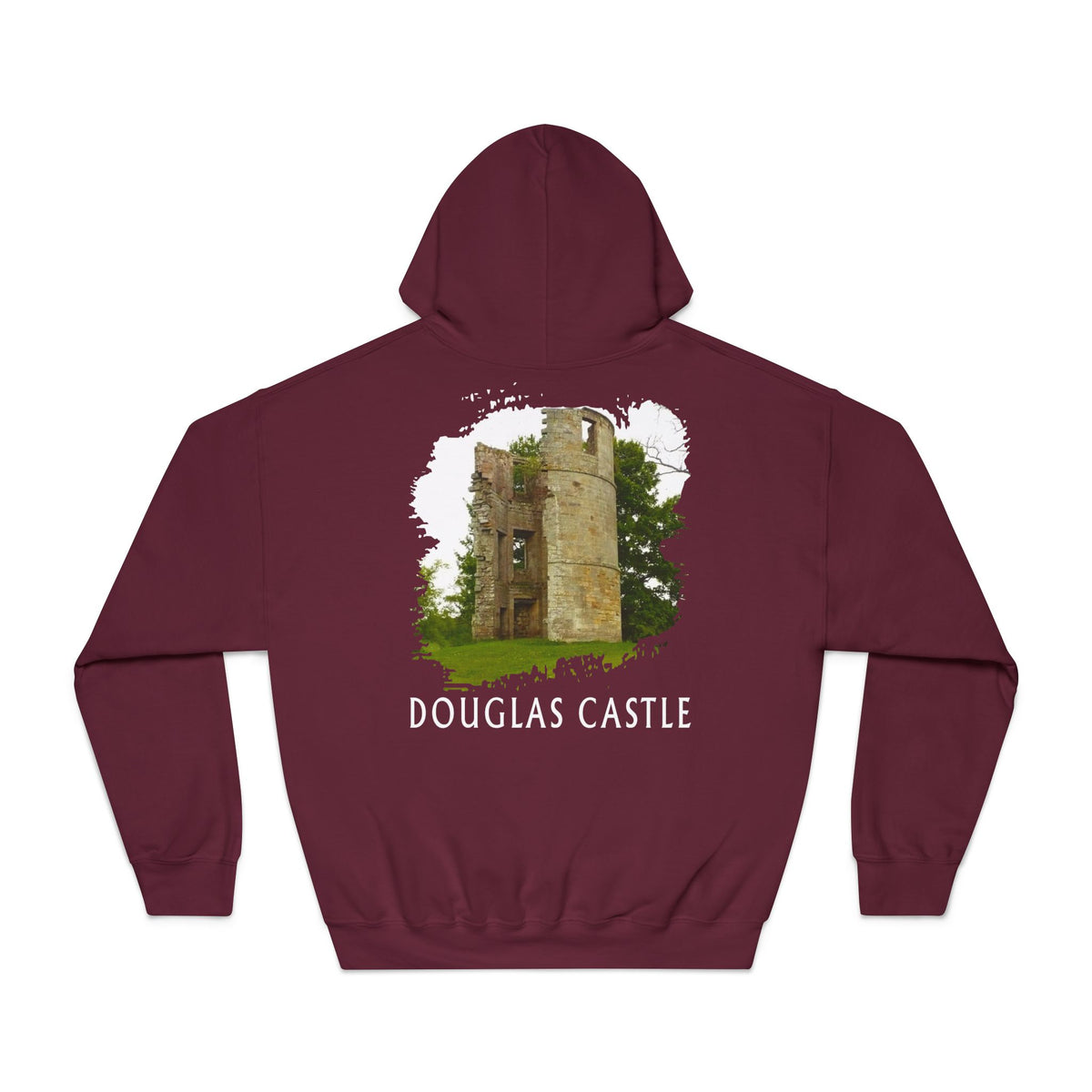 Douglas Castle Illustration Hoodie by The Clan Douglas
