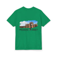 Melrose Abbey Illustration Adult T-Shirt by The Clan Douglas