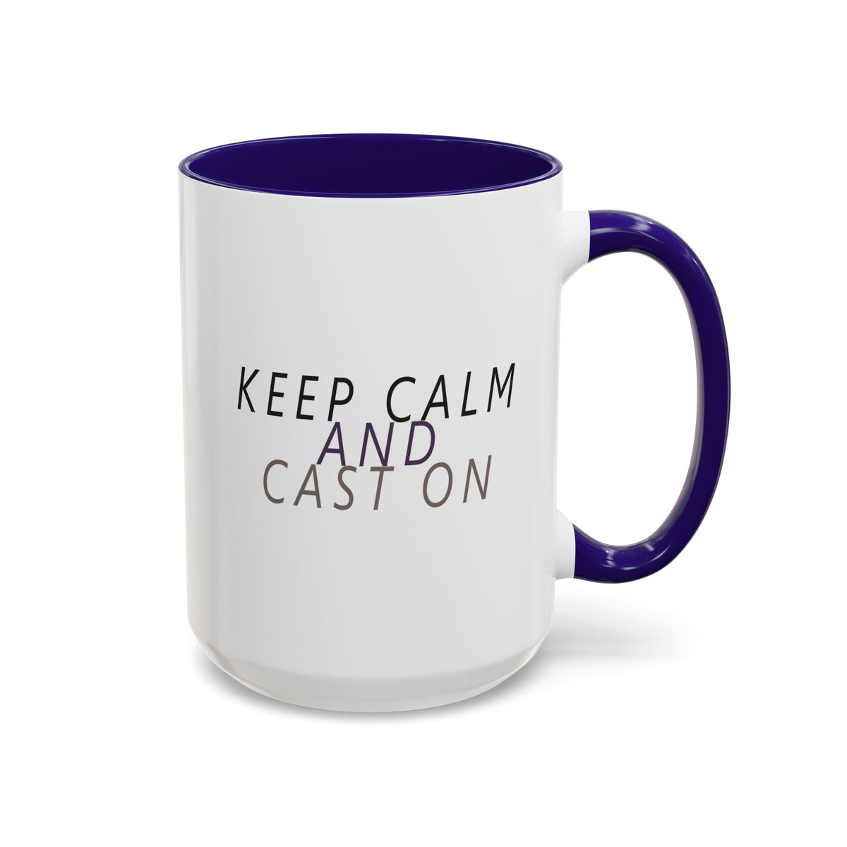 Keep Calm and Cast On Mug by Brae & Heather