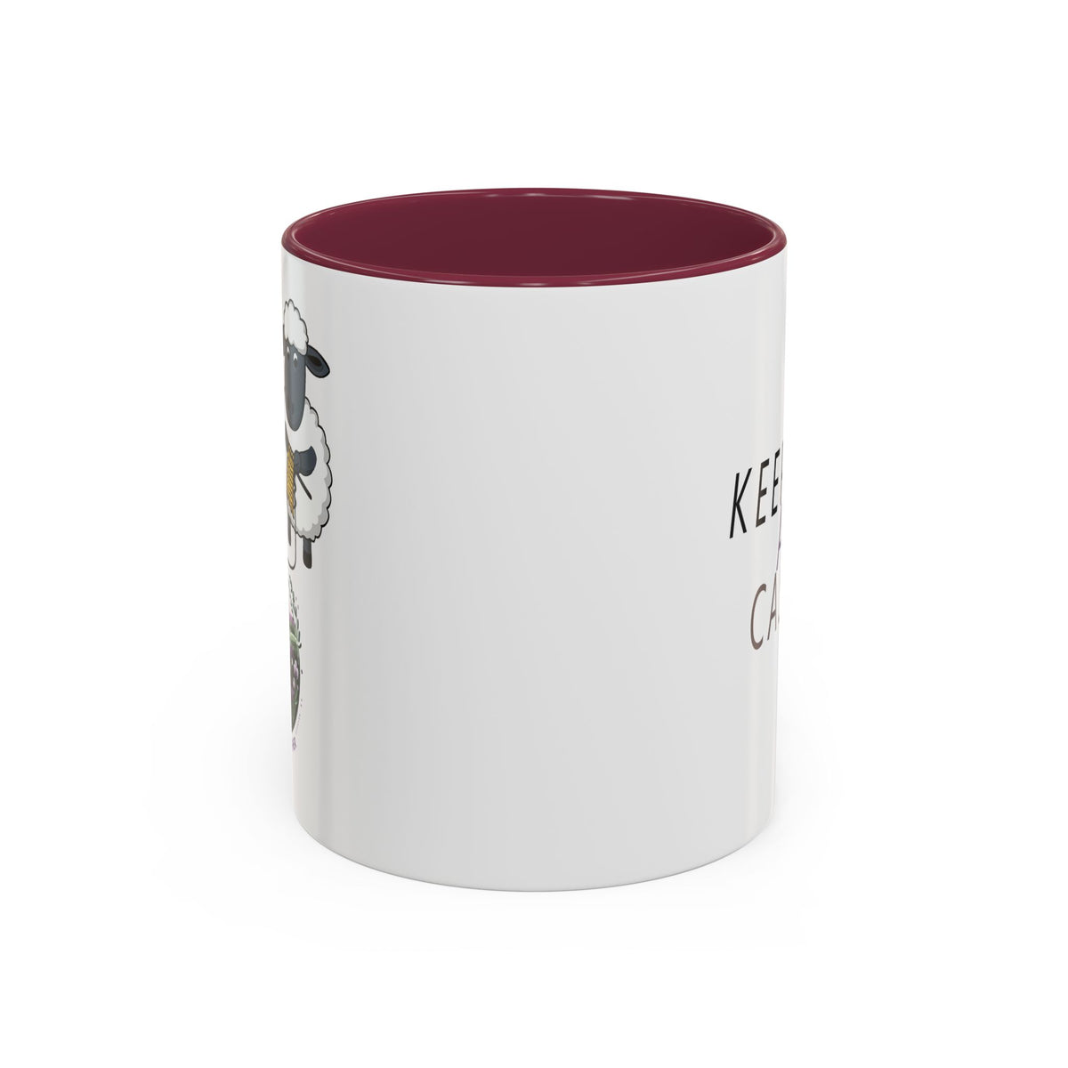 Keep Calm and Cast On Mug by Brae & Heather