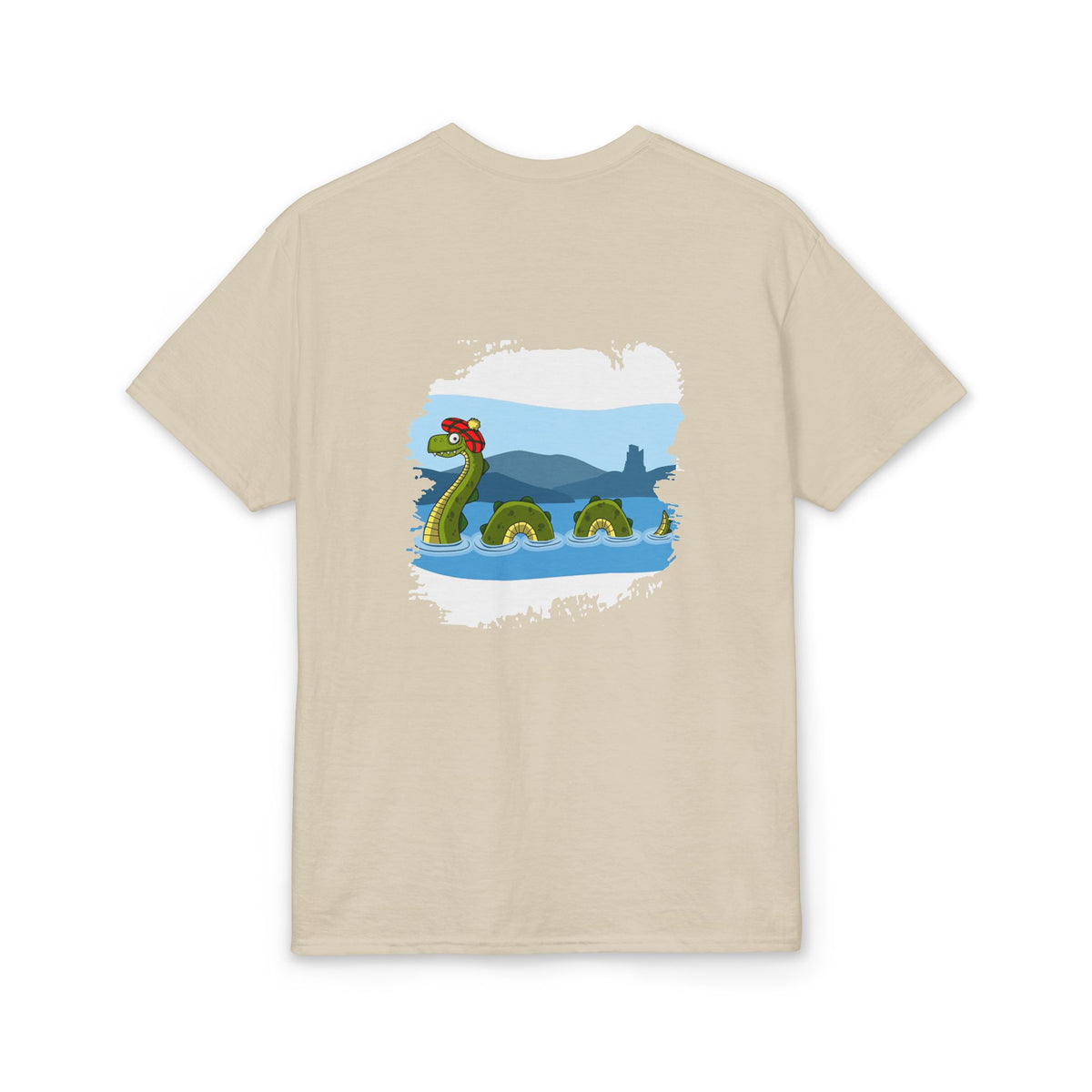 Nessie Illustration Adult T-Shirt by The Clan Douglas