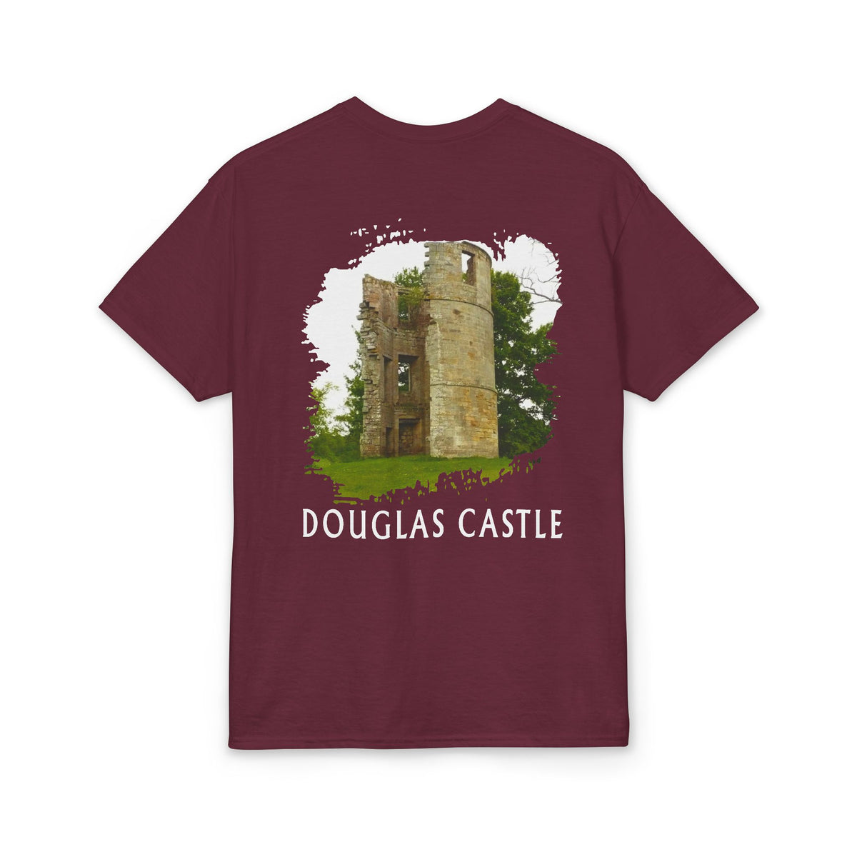 Douglas Castle Illustration Adult T-Shirt by The Clan Douglas