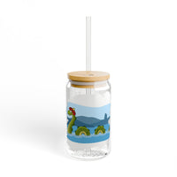 Nessie Illustration Glass Can by The Clan Douglas