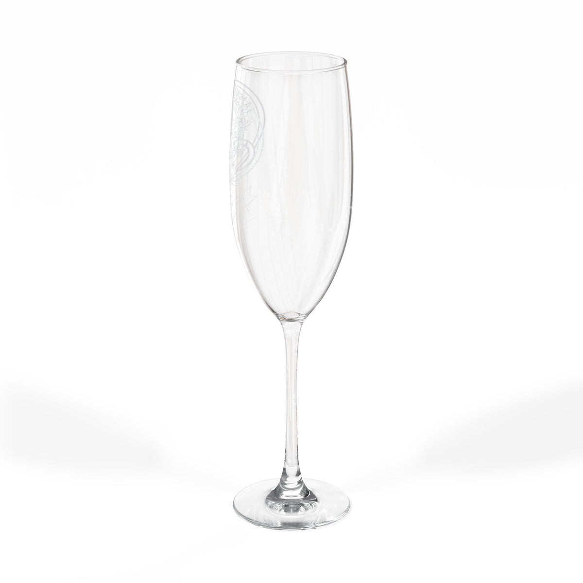Clan Douglas Crest Champagne Flute, 8oz by The Clan Douglas