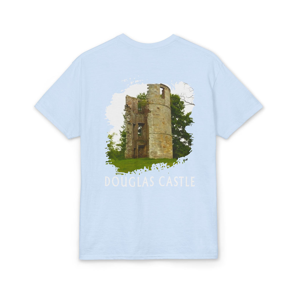 Douglas Castle Illustration Adult T-Shirt by The Clan Douglas