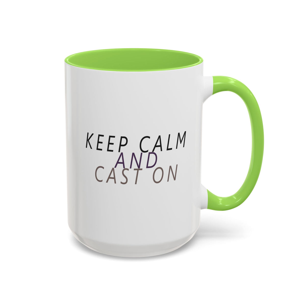 Keep Calm and Cast On Mug by Brae & Heather