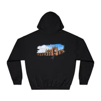 Melrose Abbey Illustration Hoodie by The Clan Douglas