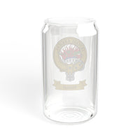 Clan Douglas Crest Illustration Glass Can by The Clan Douglas