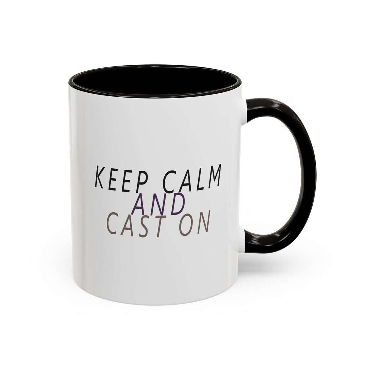 Keep Calm and Cast On Mug by Brae & Heather