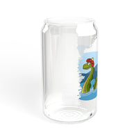 Nessie Illustration Glass Can by The Clan Douglas