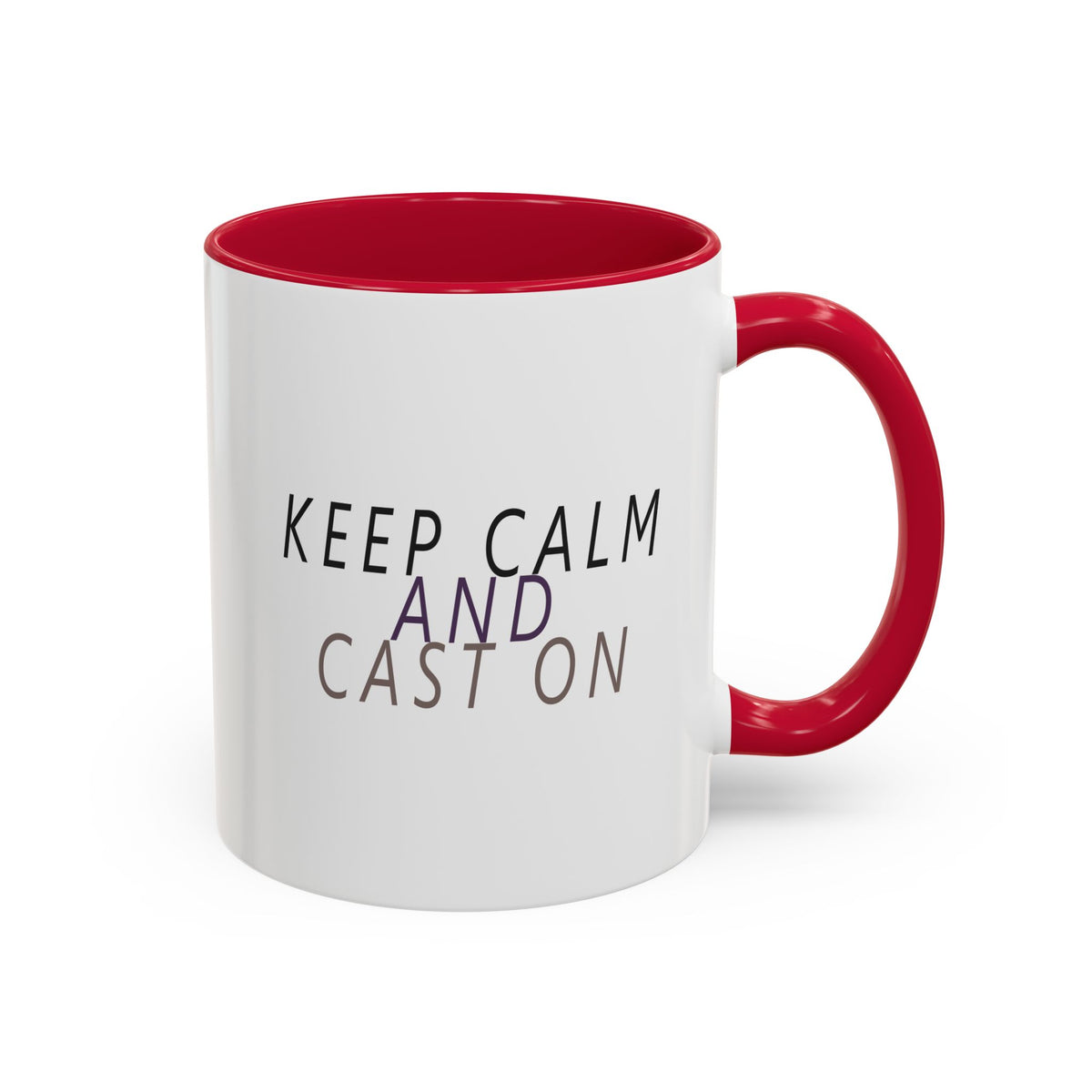 Keep Calm and Cast On Mug by Brae & Heather