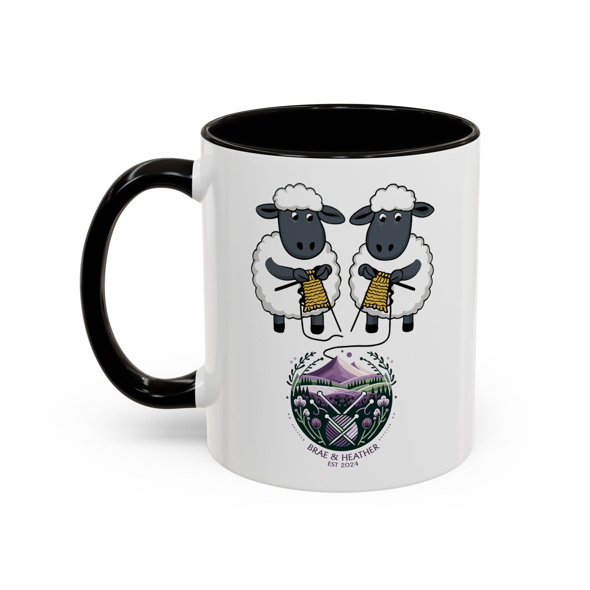 Keep Calm and Cast On Mug by Brae & Heather