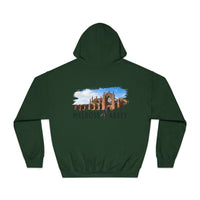 Melrose Abbey Illustration Hoodie by The Clan Douglas