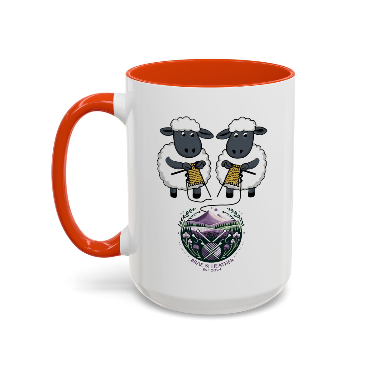 Keep Calm and Cast On Mug by Brae & Heather