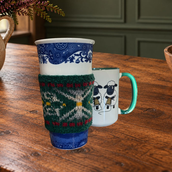Highland Bloom Spring Koozie Pattern by Brae & Heather