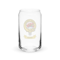 Clan Douglas Crest Can-Shaped Glass
