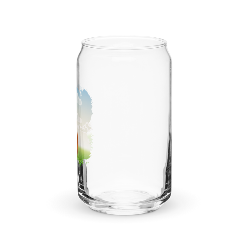 Verre en forme de canette Highland Coo
