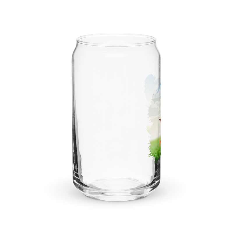 Verre en forme de canette Highland Coo