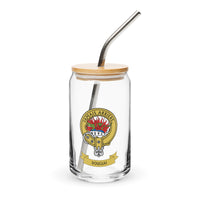 Clan Douglas Crest Can-Shaped Glass