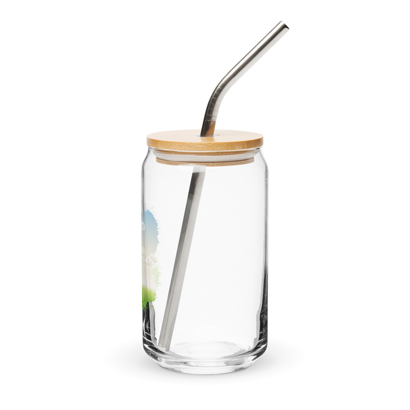 Verre en forme de canette Highland Coo