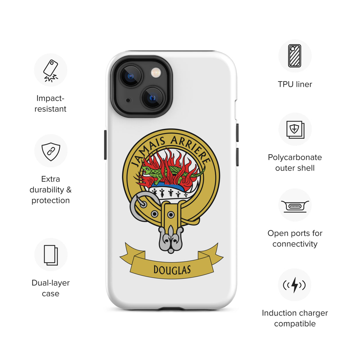 Douglas Crest Tough Case for iPhone®