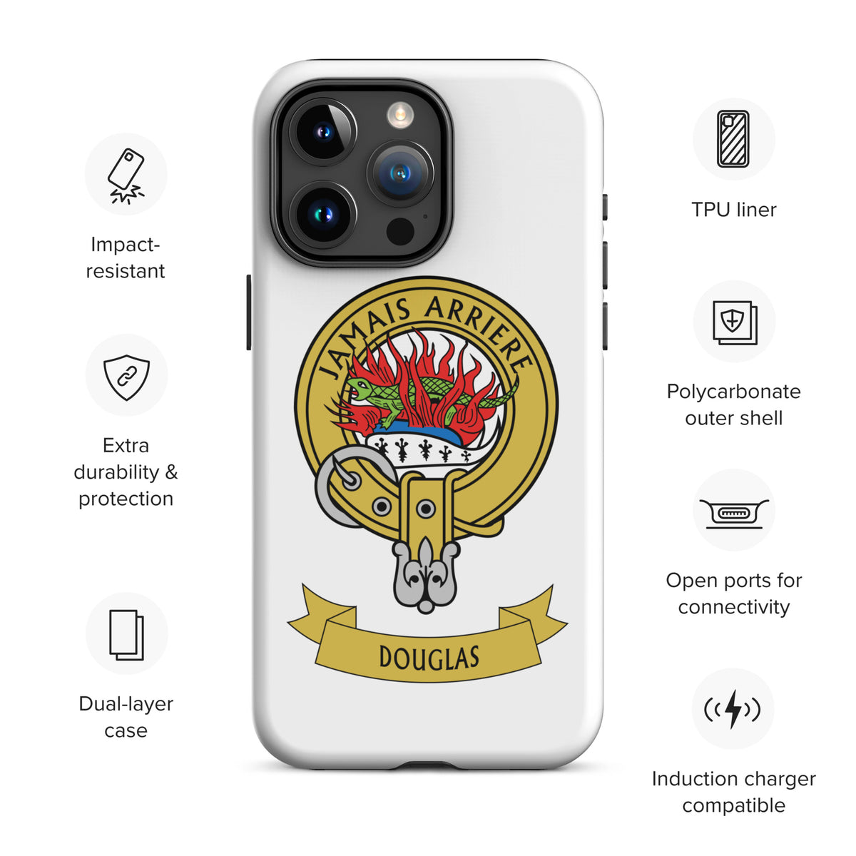 Douglas Crest Tough Case for iPhone®